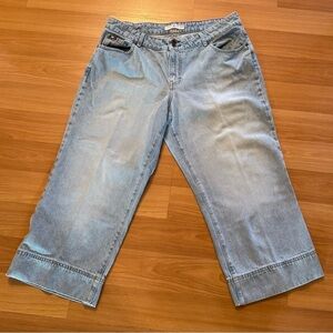 VTG Tommy Hilfiger Women’s Size 16 Stovepipe Jeans 2002 Short Inseam 24 Inches
